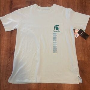 Light Blue Spartans Men's Short Sleeve Tee